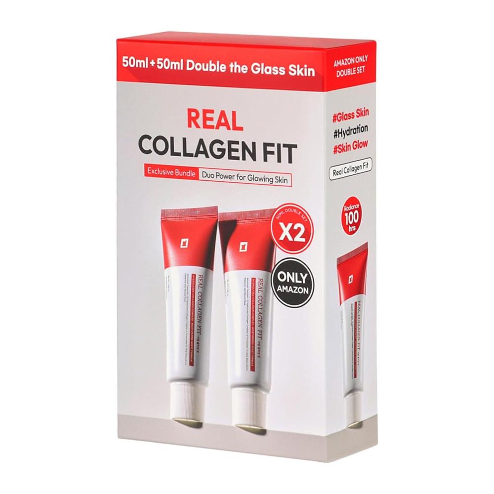 image:imageTOSOWOONG Real Collagen Fit Hydrolyzed Collagen Wrapping Mask Peel Off Facial Mask for elasticity Hydrating Glow Glass Skin Face Moisturizer Self Care Korean Skin Care 50ml 169 fl oz338 Ounce Pack of 1